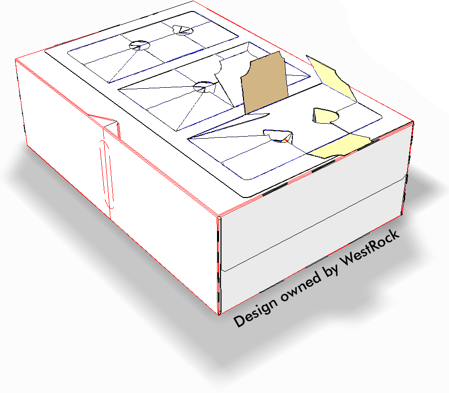 Graphic advent calendar carton for a 24-can pack, maintaining integrity and automation functionality